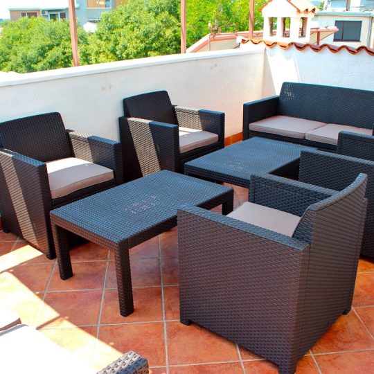 Пула, Стоя, квартира на двух этажах 146м2, в 5 минутах ходьбы от пляжа и вид на море