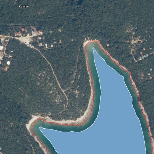 Кавран, пахотная земля 775м2, первый ряд от моря