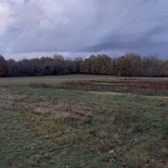 Рядом с Жминем, сельскохозяйственная земля 8860м2, позволила построить заправочную станцию.