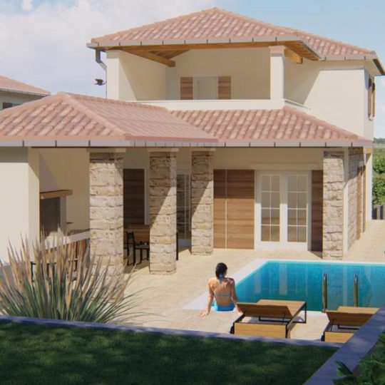 Вилла с бассейном, Юршичи