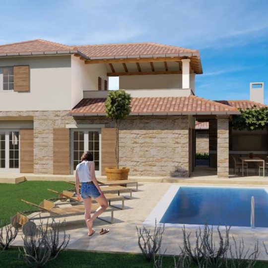 Вилла с бассейном, Юршичи