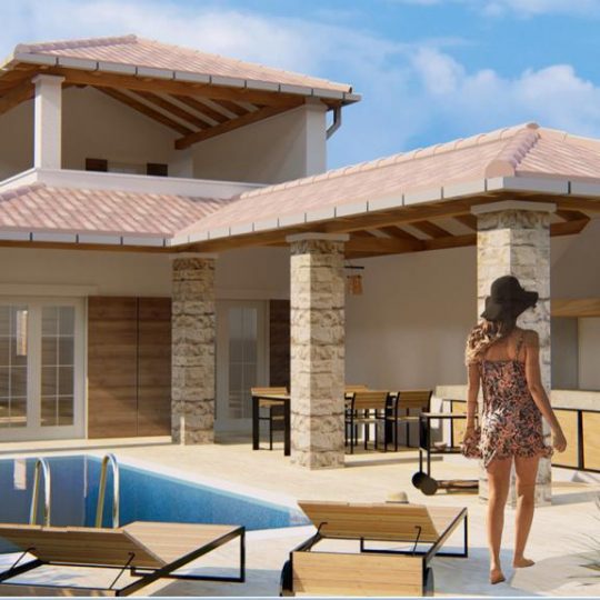 Вилла с бассейном, Юршичи