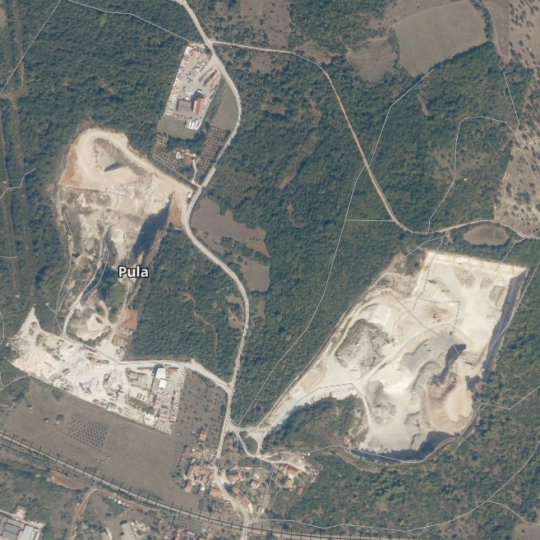 Пула, земля в Шихане 10181м2 с видом на море