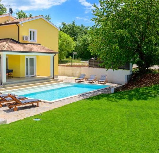 Žminj, OKOLICA VILLA SA BAZENOM,SAUNA, KONOBA, 300.00 m2