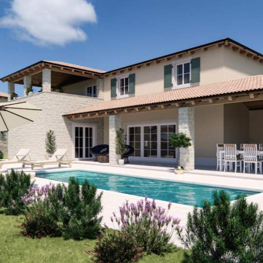 Okolica Savićente Istarska Villa 167.00 m2 ,ljetna kuhinja,bazen