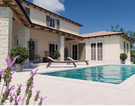 Svetvinčenat,okolica istarska villa 208.00 m2,4ss+db,bazen