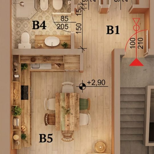 Štinjan, 60.00 m2, novogradnja