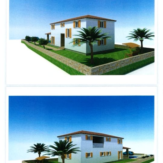 Building land 700 m² – Gočan, Istria – building permit