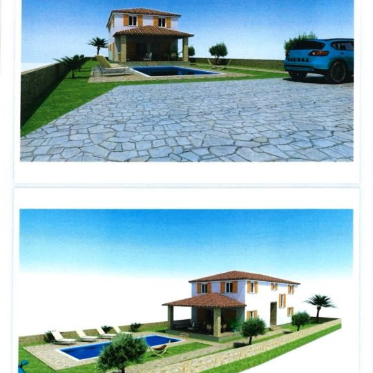 Building land 700 m² – Gočan, Istria – building permit