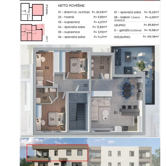 NOVOGRADNJA – EKSKLUZIVNA PRILIKA! SAMO 4 STANA U PRODAJI – USELJENJE DO KRAJA 2026. GODINE