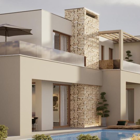 Vodnjan: Moderna kuća s bazenom,u fazi izgradnje, 205 m2