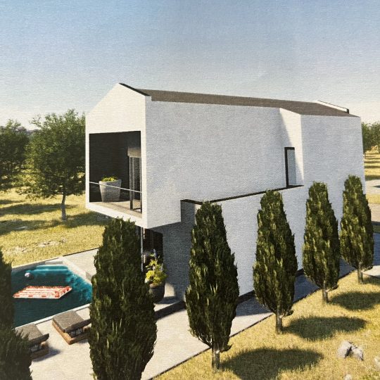Žminj: Zemljište s pravomoćnom građevinskom dozvolom i projektom, gradite odmah!